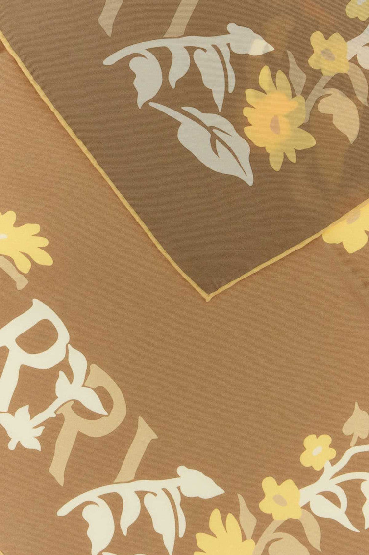 Beige Floral Scarves 2