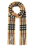 Beige Check Scarf 1