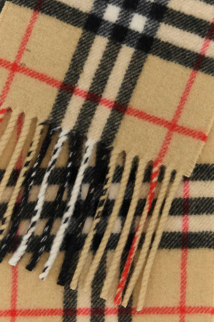 Beige Check Scarf 2