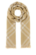 Beige Check Scarf 1