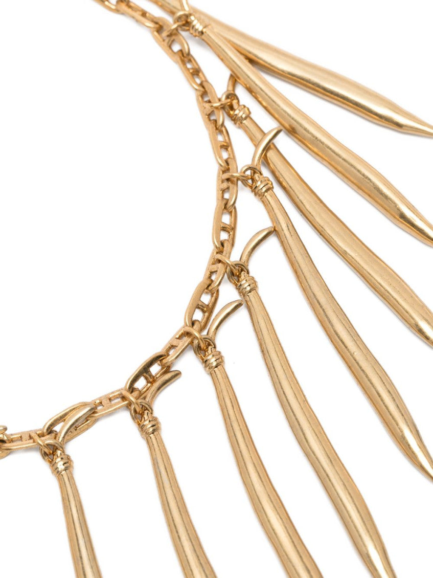 Golden Bean Charms Necklace 2