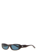 Brown Havana Rectangular Sunglasses 1