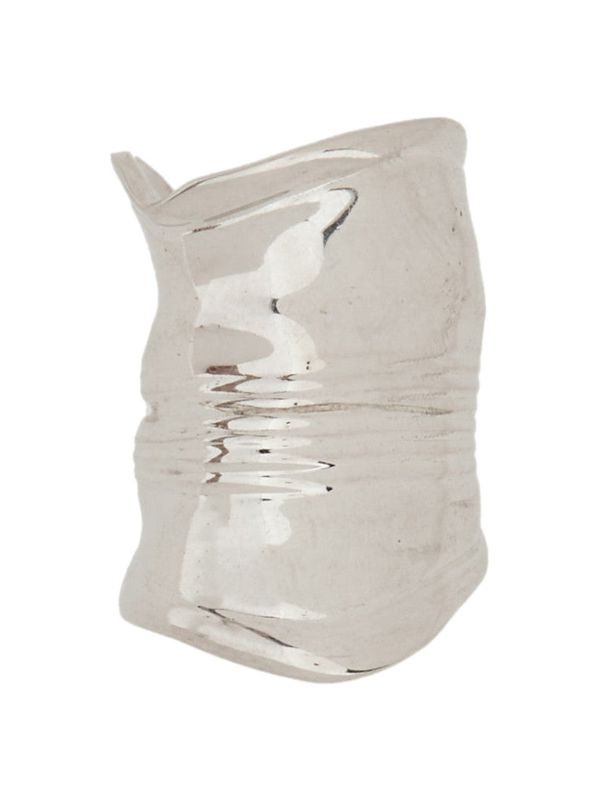 Silver Crushed Can Ring 1