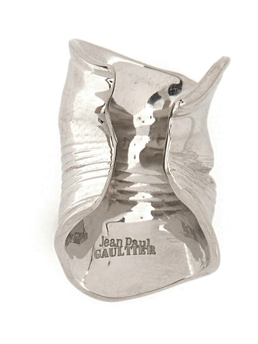 Silver Crushed Can Ring 2