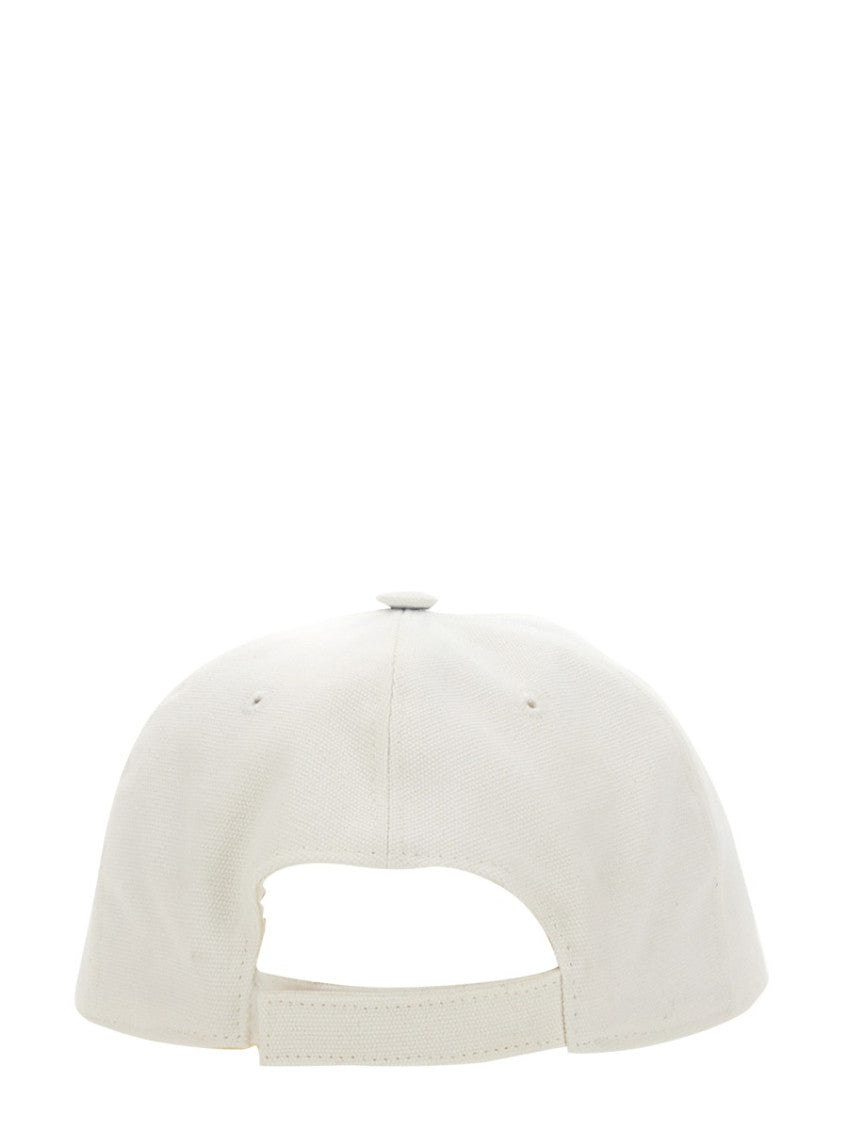 White Embroidered Baseball Hat 3