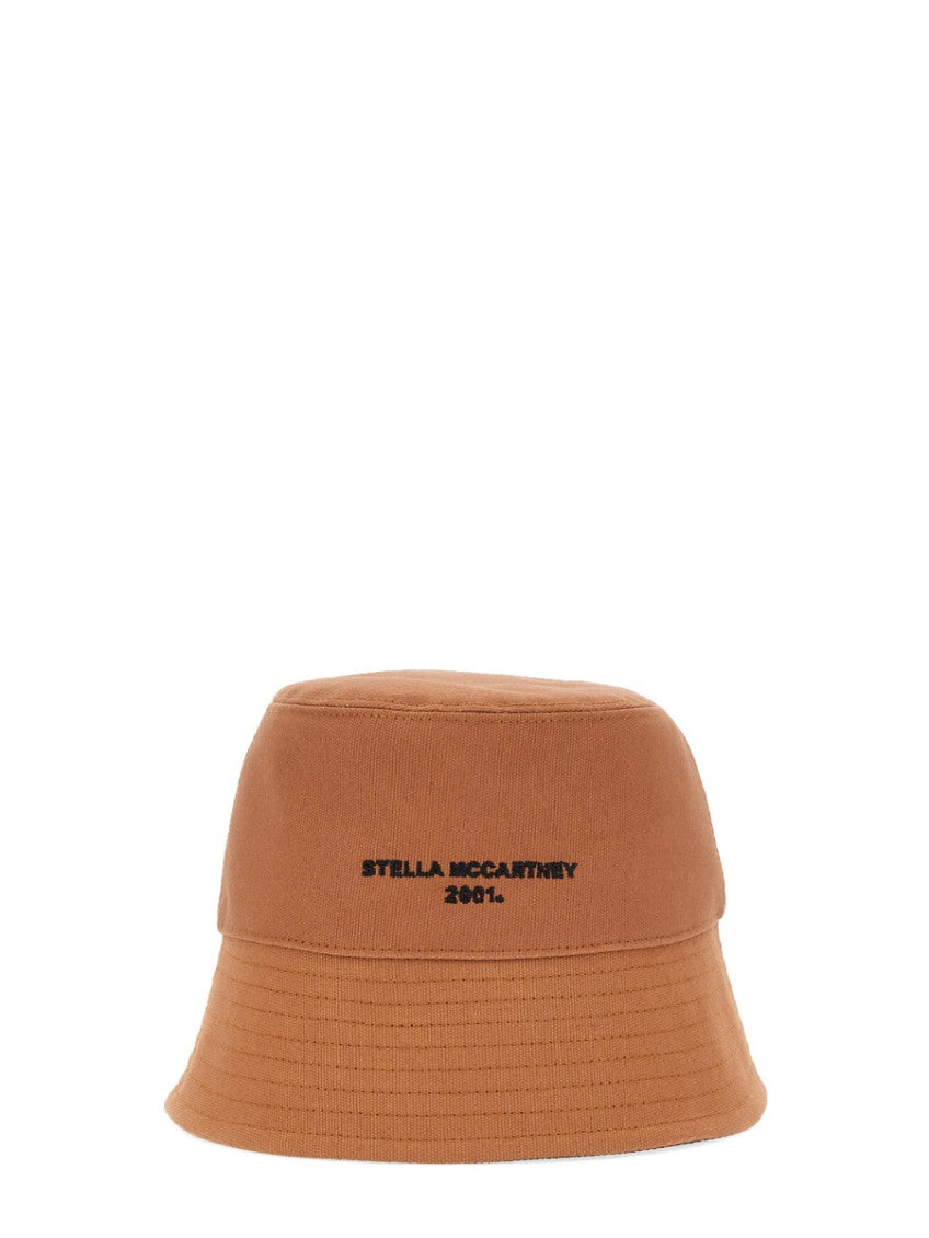 Camel Brown Logo Bucket Hat 1