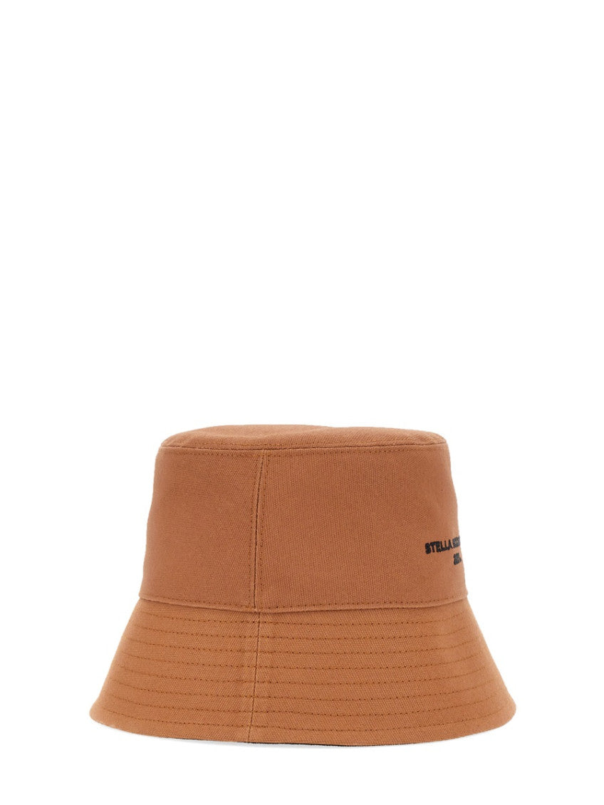 Camel Brown Logo Bucket Hat 3