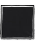 Black Logo Pocket Square 1