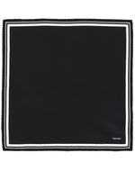 Black Logo Pocket Square 1