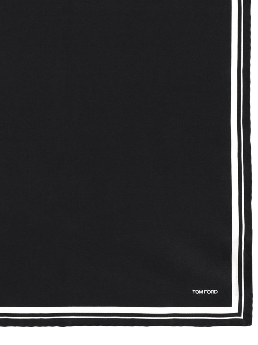 Black Logo Pocket Square 2