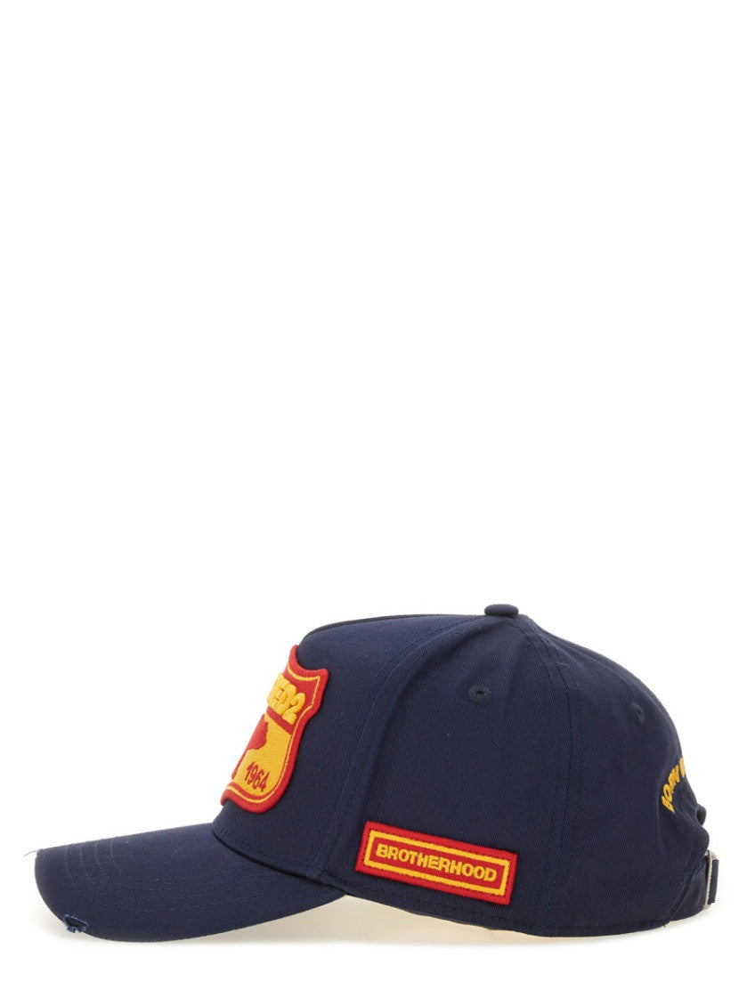 Blue Logo Baseball Hat 3