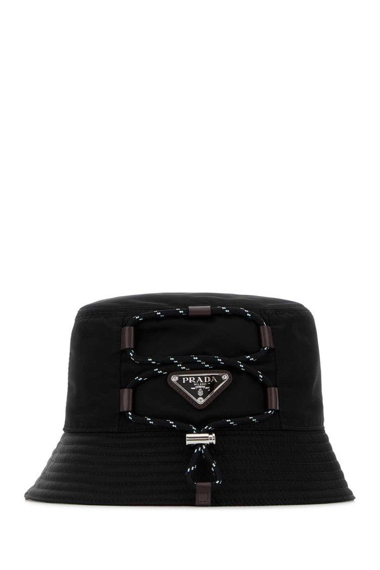 Black Logo Bucket Hat 1