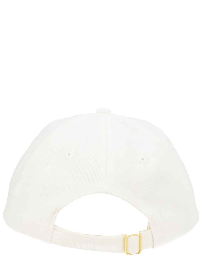 White Logo Baseball Hat 2