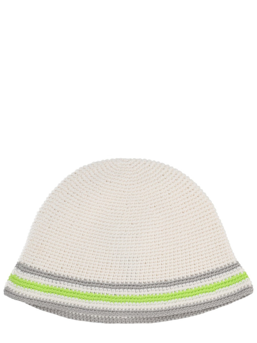 White Logo Bucket Hat 2