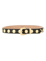 Black Studded Buckle Belt 1