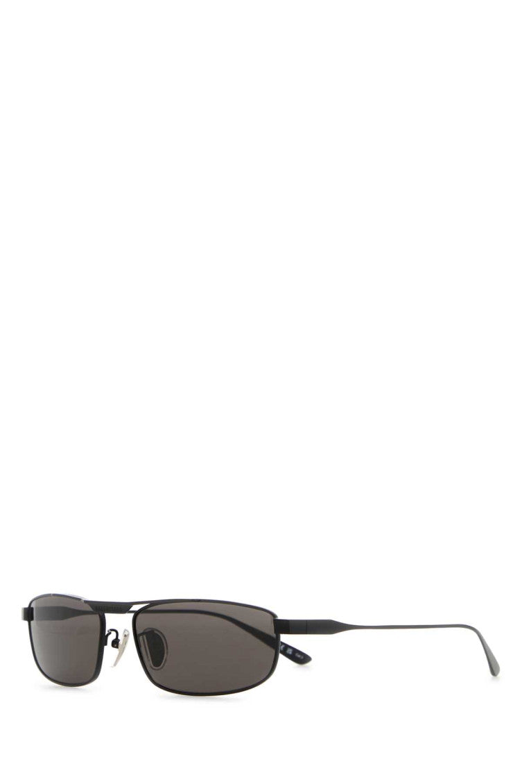 Black Metal Rectangle Sunglasses 1