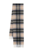 Beige Check Tartan Scarf 1