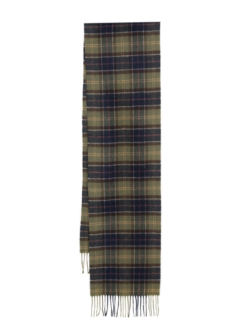 Green Check Tartan Scarf 1