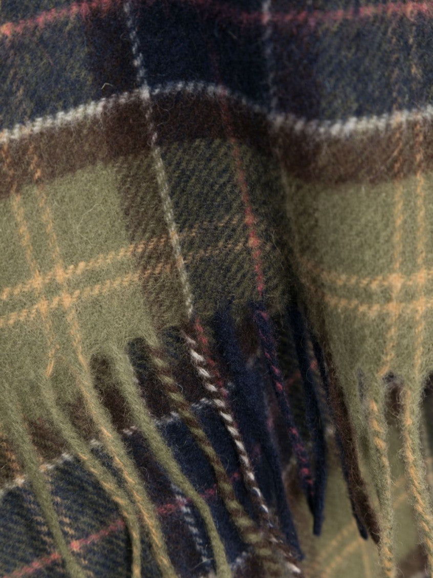 Green Check Tartan Scarf 2