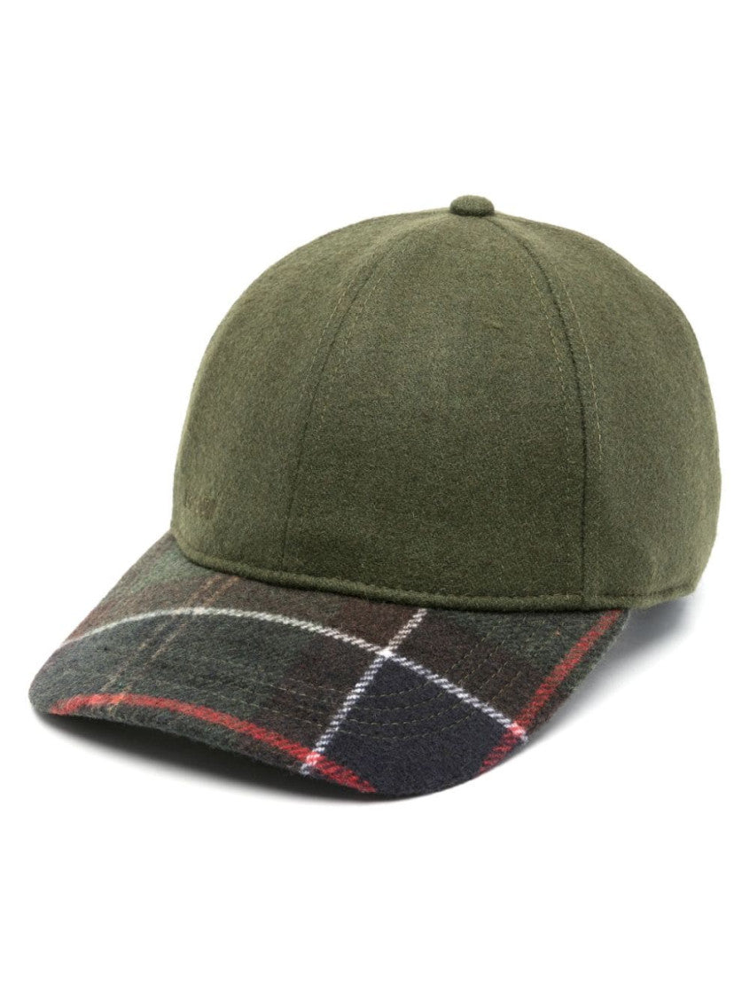 Green Roker Sports Check Baseball Hat 1