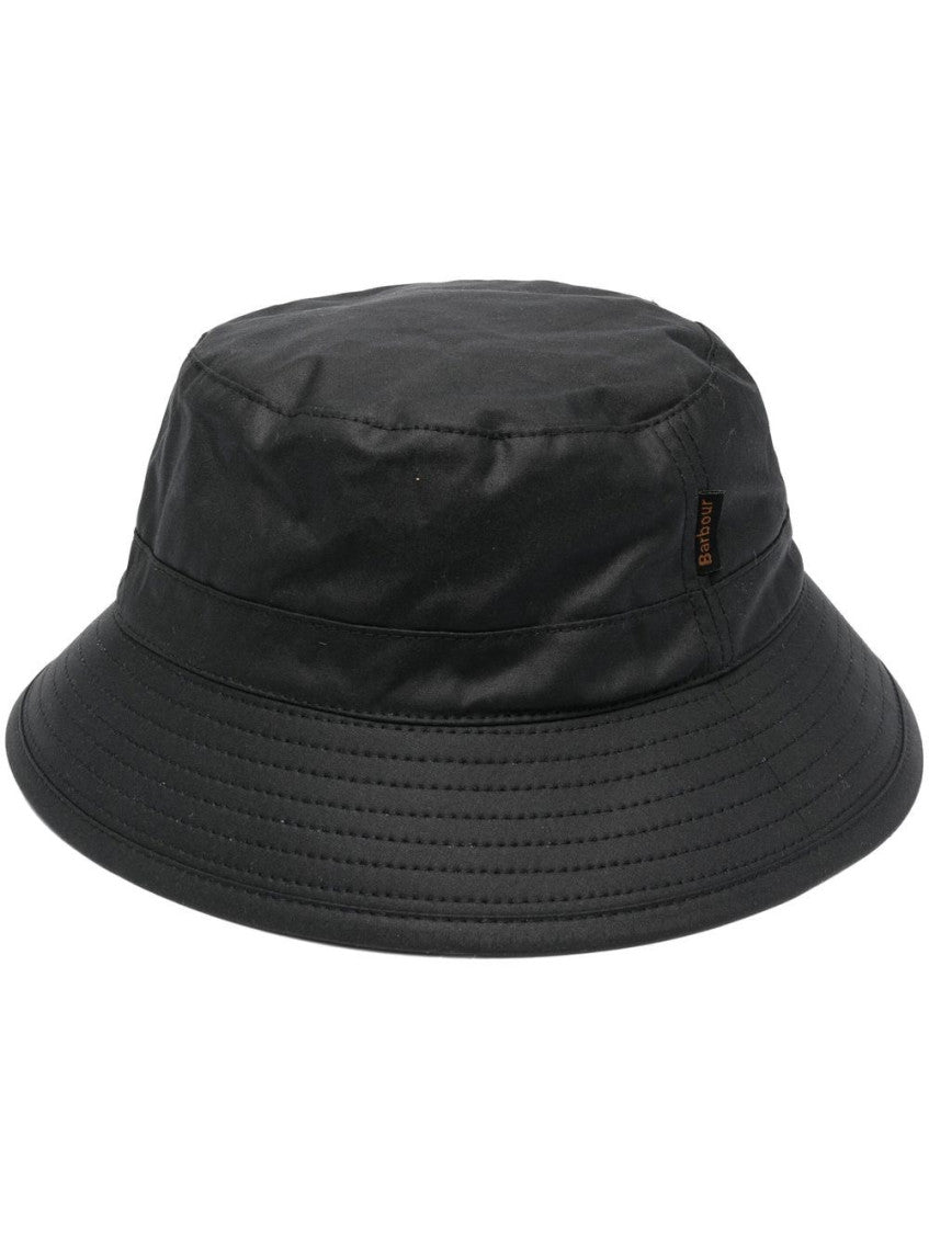 Black Logo Bucket Hat 1
