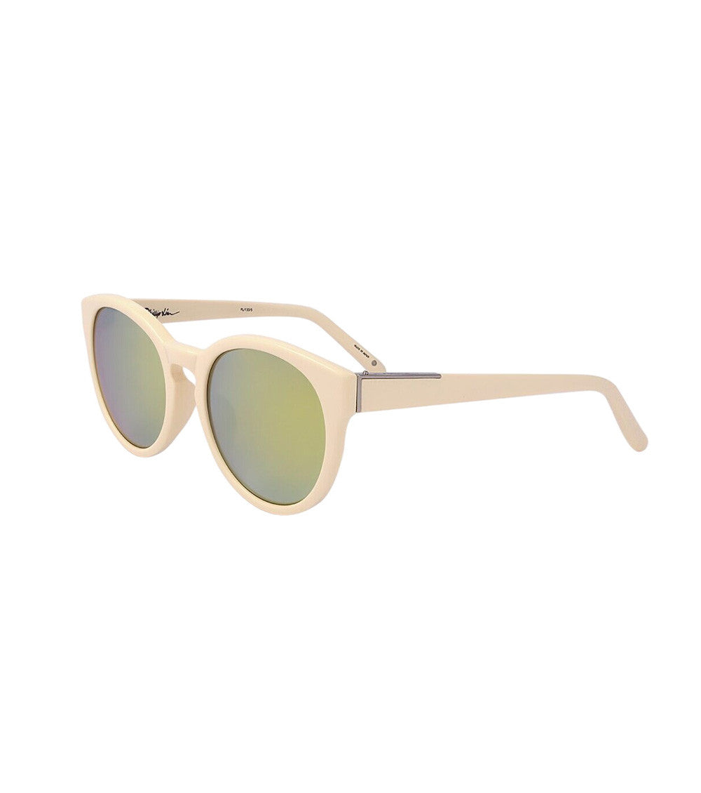 Beige Round Sunglasses 2