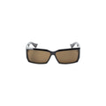 Black Logo Rectangular Sunglasses 1
