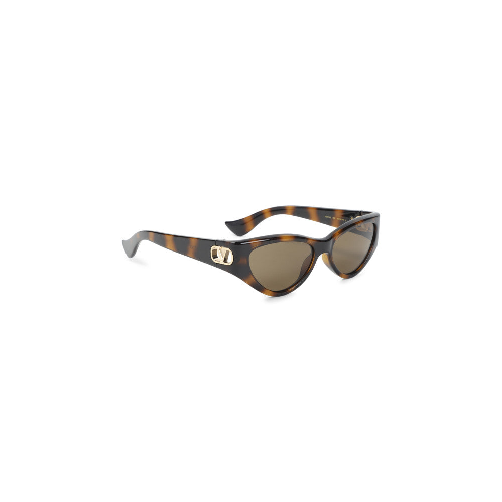 Brown Havana Cat Eye Sunglasses 2
