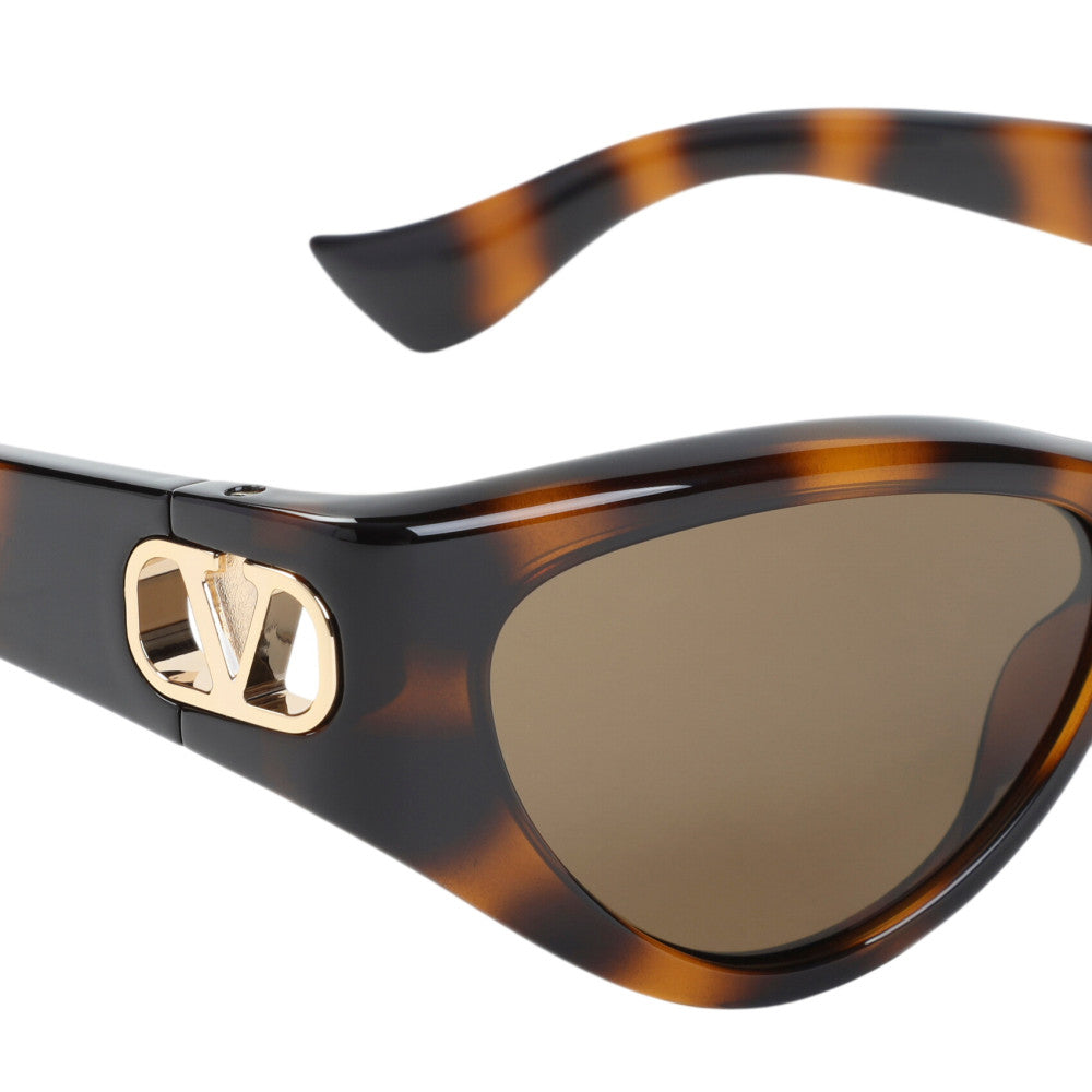 Brown Havana Cat Eye Sunglasses 3