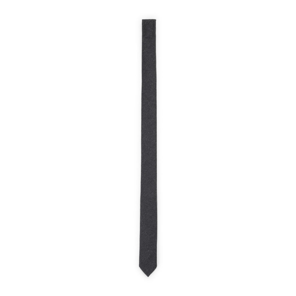 Dark Grey Classic Solid Tie 1