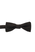 Dark Brown Jacquard Bow Tie 1