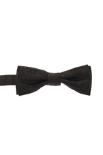 Dark Brown Jacquard Bow Tie 1