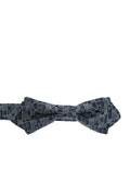 Dark Grey Abstract Bow Tie 1