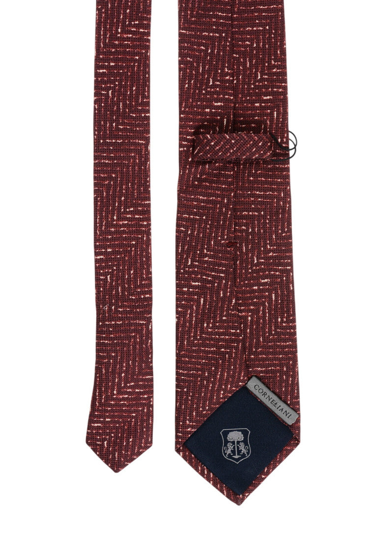 Maroon Textured Tie 3