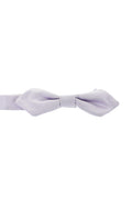Light Purple Solid Bow Tie 1