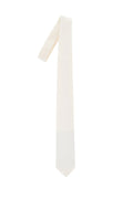 Off White Solid Tie 1