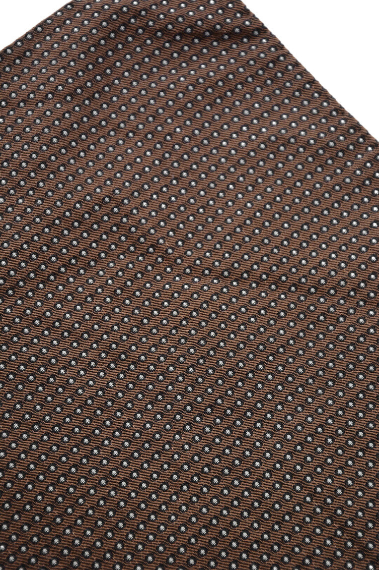 Brown Polka Dot Pocket Square 2