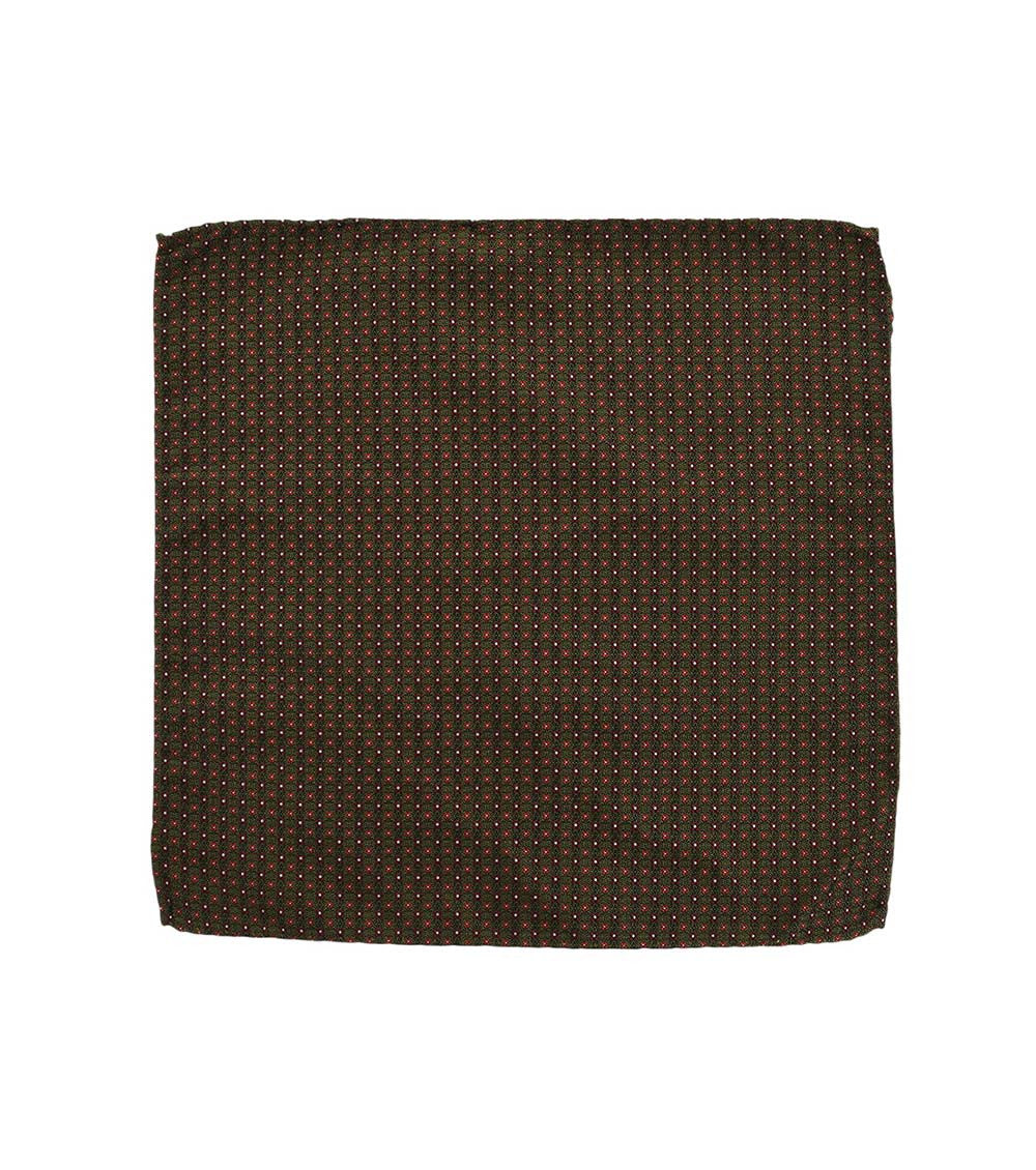 Green Printed Pocket Square 1