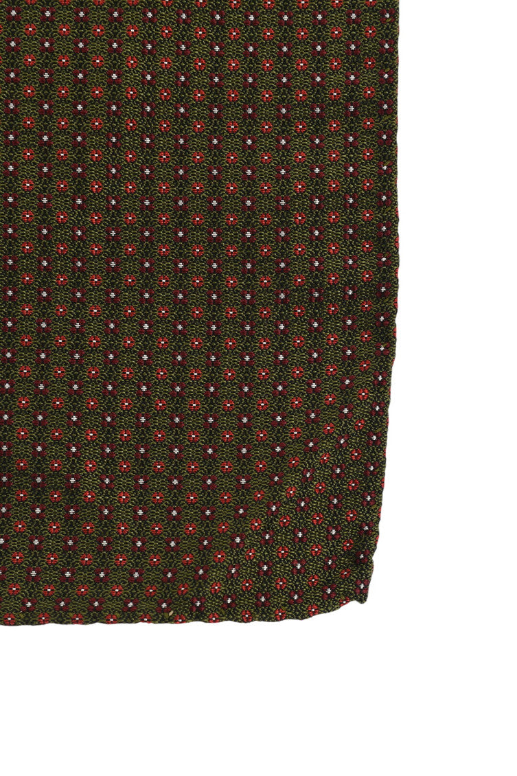 Green Printed Pocket Square 2