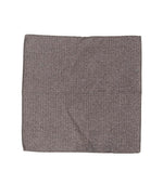 Brown Jacquard Pocket Square 1