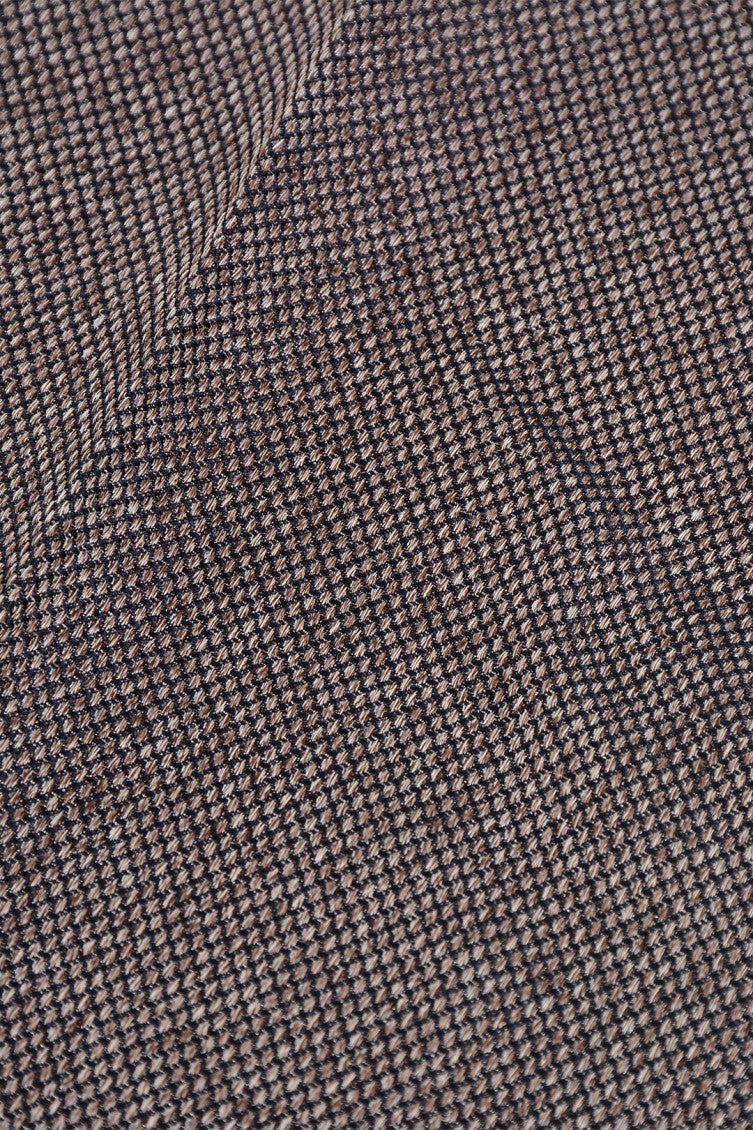 Brown Jacquard Pocket Square 2