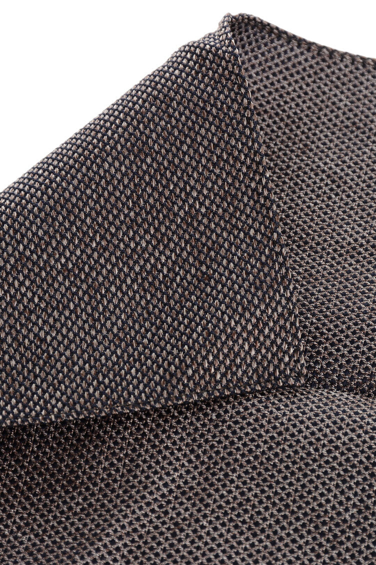 Brown Jacquard Pocket Square 3