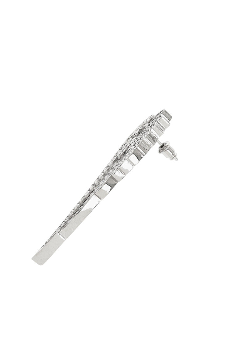 Silver Wings Strass Drop Earrings 2
