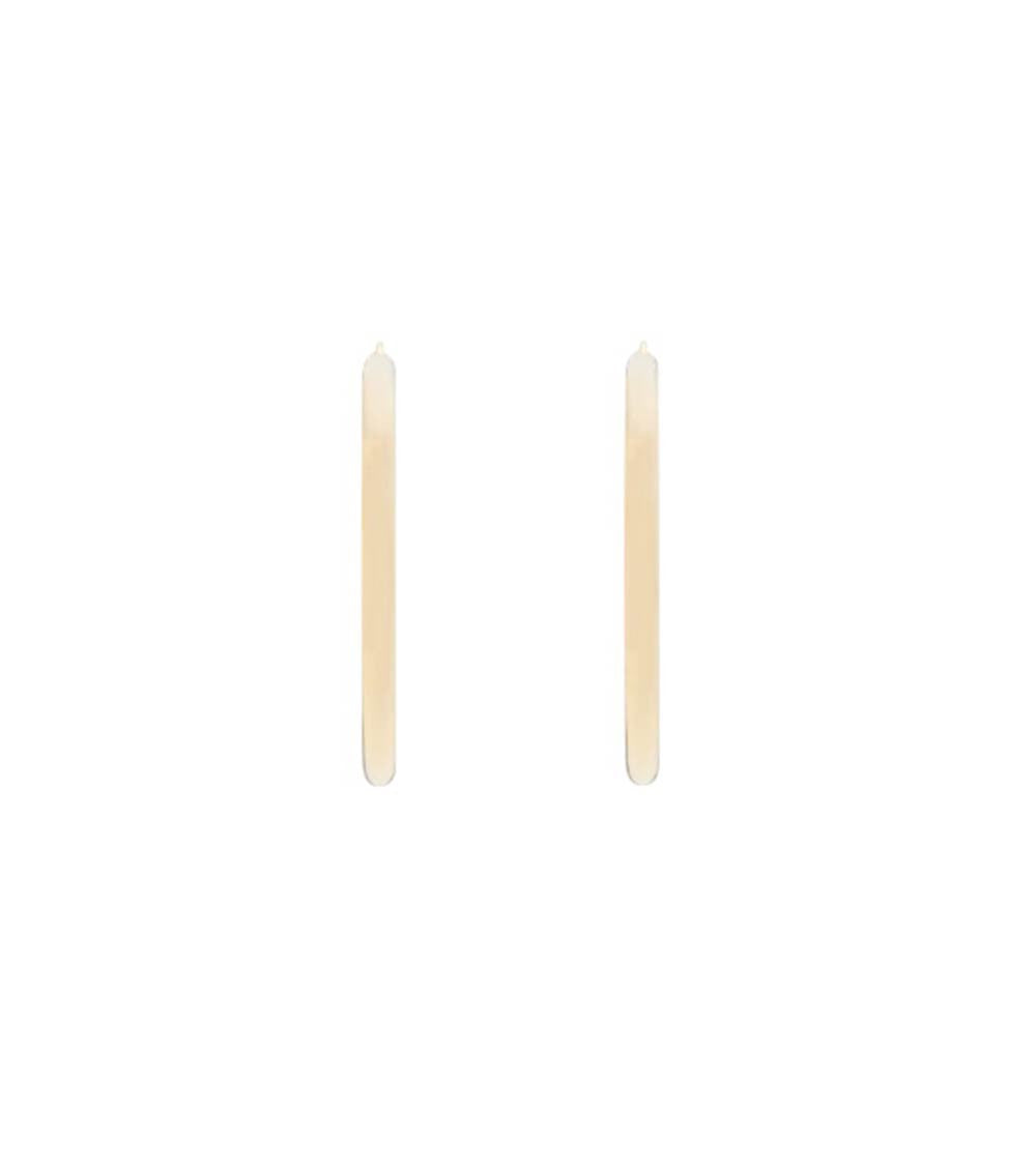 Golden Hoop Earrings 3