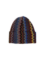 Multicolor Chevron Beanie Cap 1