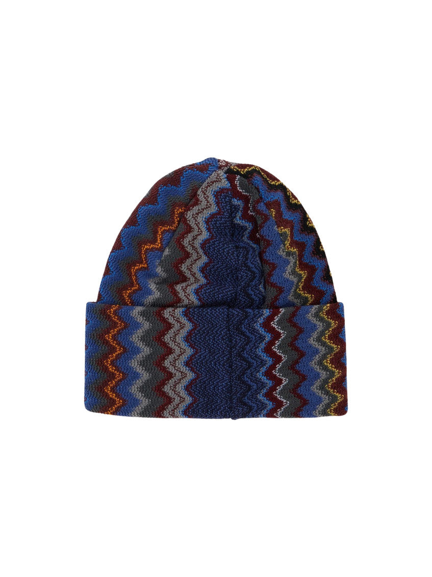Multicolor Chevron Beanie Cap 2