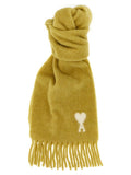 Yellow Ami De Coeur Logo Scarf 1