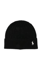 Black Embroidered Logo Hat 1