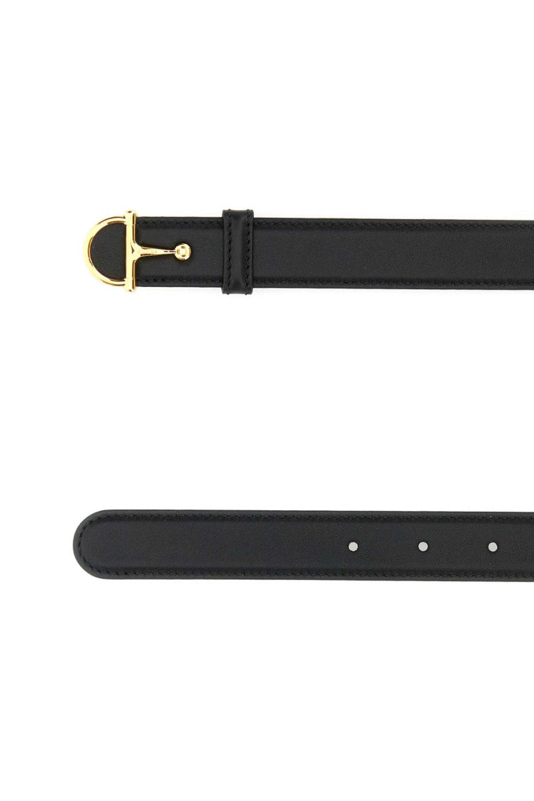 Black Horsebit Buckle Belt 2