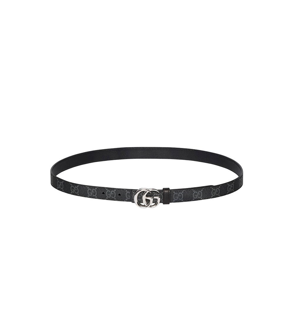 Black GG Logo Buckle Belt 1